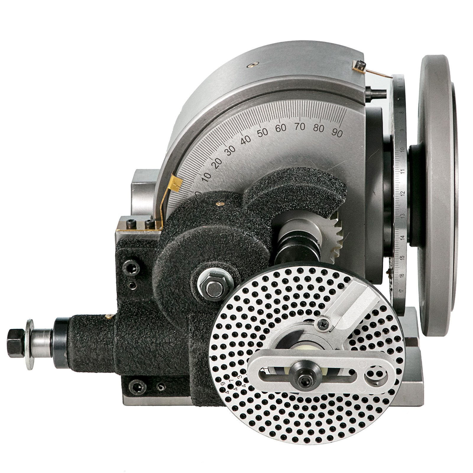 Cabezal Divisor Universal Bs-2 ø200mm Para Fresado Y Esmerilado 3 Mordazas