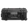 VEVOR Estuche rígido resistente a la intemperie, estuche protector resistente con espuma precortada, ruedas y asas retráctiles para viajes, caza, uso militar, táctico, estuche impermeable IP67 para cámaras (55x34x24 cm)