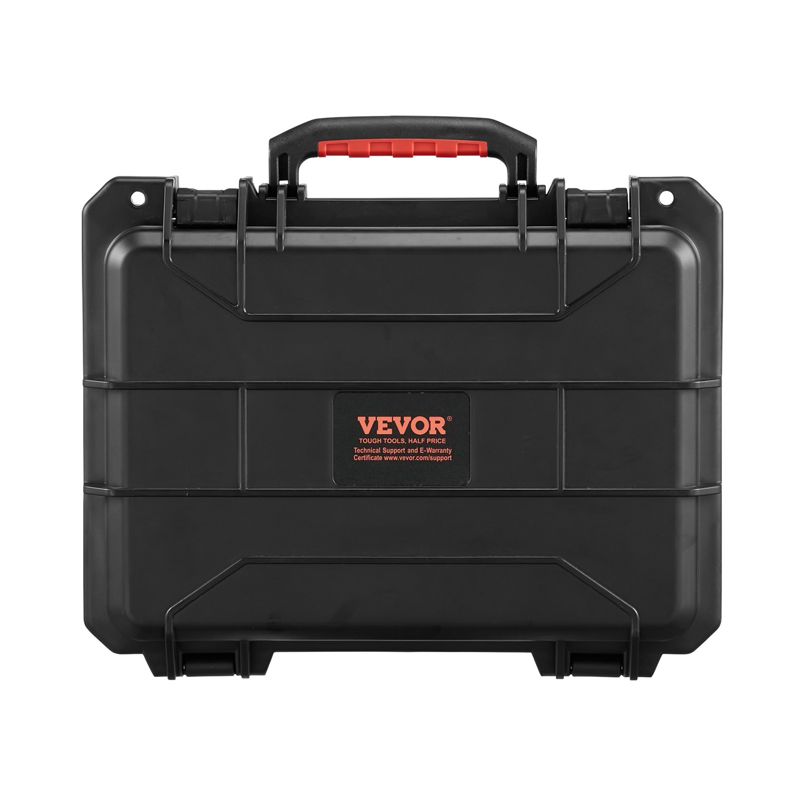 VEVOR Estuche rígido resistente a la intemperie, estuche protector resistente con espuma precortada y asas retráctiles para viajes, caza, uso militar, táctico, estuche impermeable IP67 para cámaras (40 x 32 x 16,6)