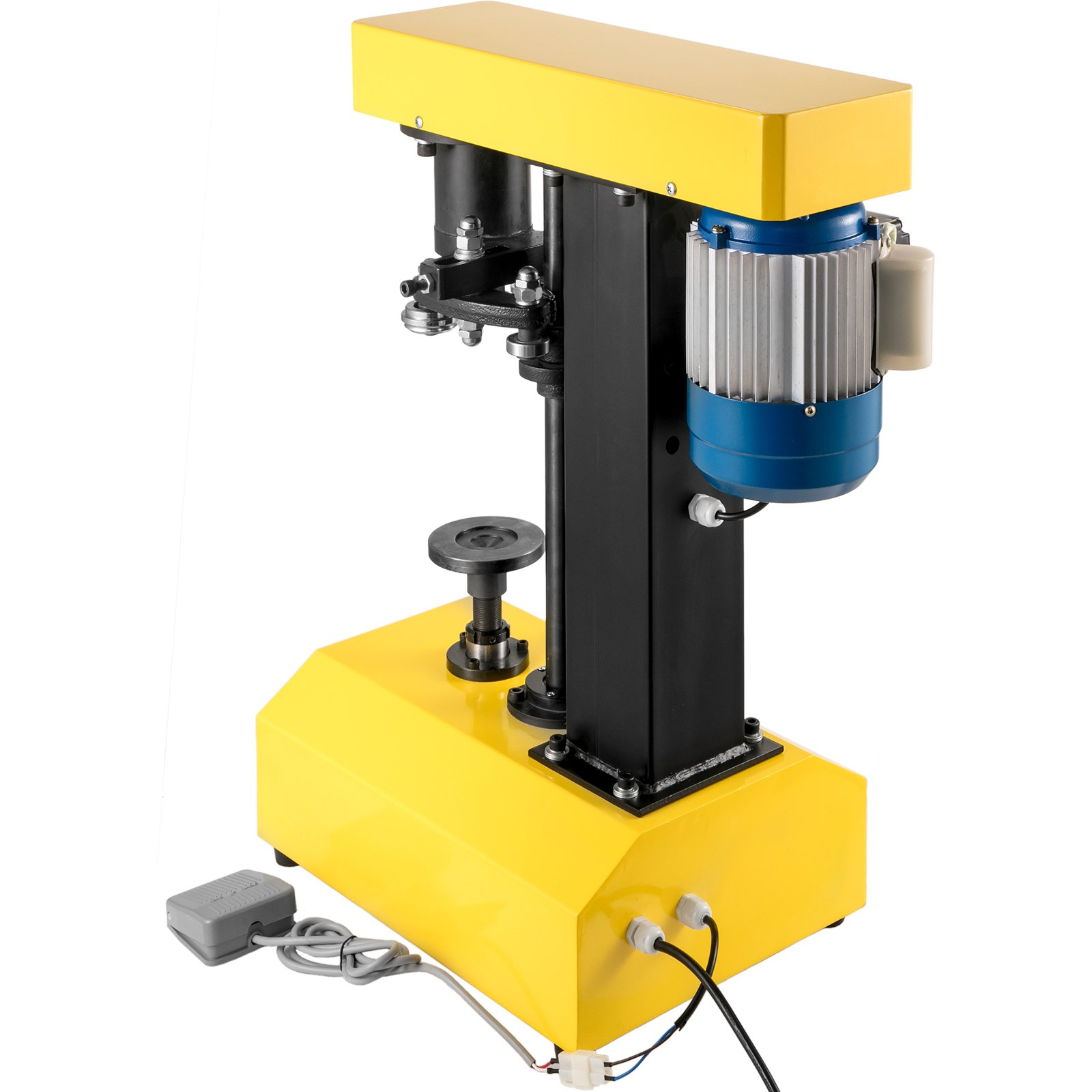 VEVOR Máquina Selladora de Latas de Hojalata Máquina Selladora 370W Máquina Tapadora Semiautomática de Latas de 51,5mm Selladora Induccion 220V/50HZ  Máquina de Sellado Sellador de Plastico