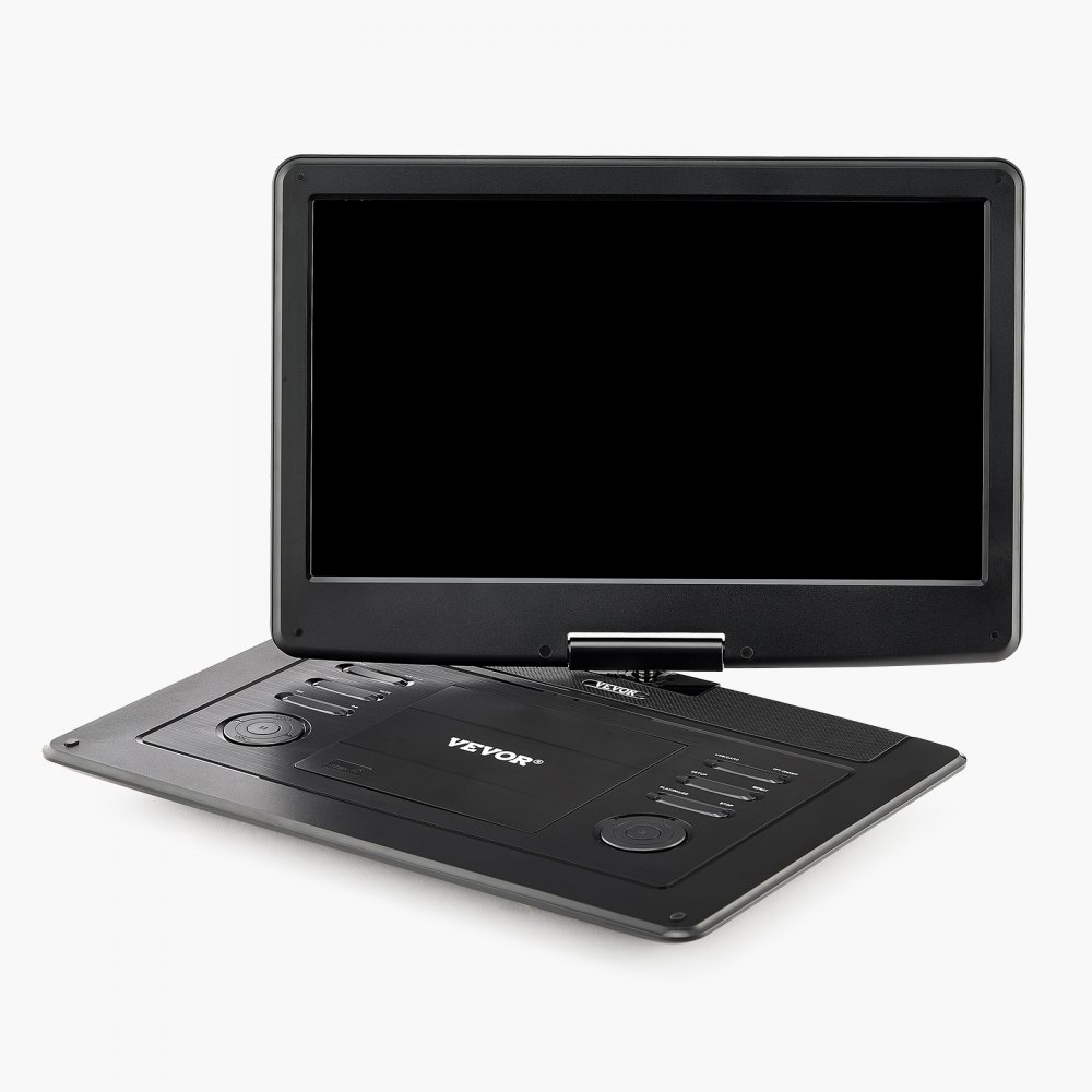 VEVOR Reproductor de DVD Portátil con Pantalla Giratoria de 396 mm, Reproductor de DVD de Viaje con Altavoces Duales, Compatible con Sincronización de TV/USB/Tarjeta SD/CD/DVD, Cargador de Coche