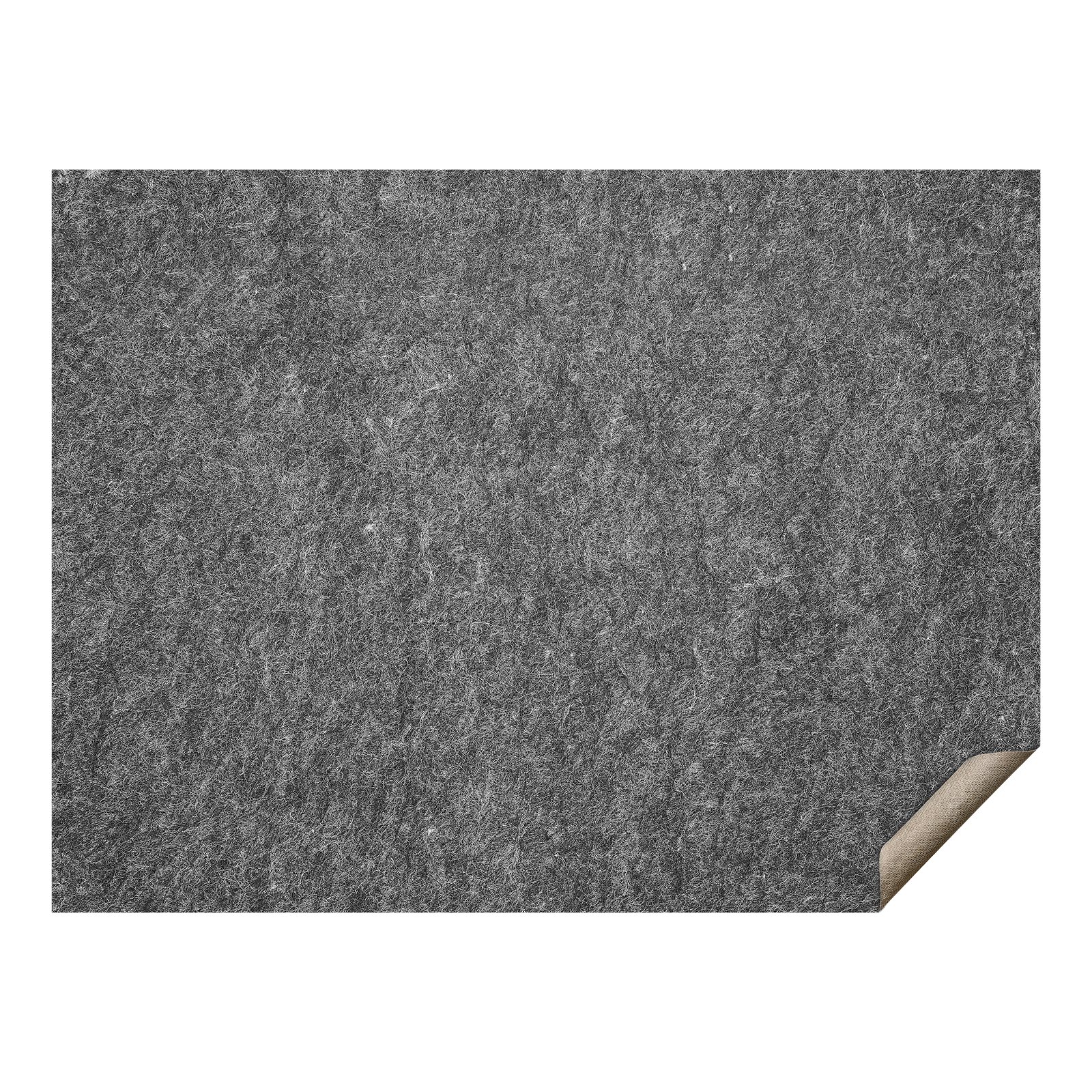VEVOR Alfombra Antideslizante Protector de Suelo Cojín, 275x366 cm 6 mm de Espesor, Doble Superficie Fieltro Poliéster Látex, Gris, Cobertura de 10-11 ㎡ Protección del Suelo para Dormitorio, Comedor