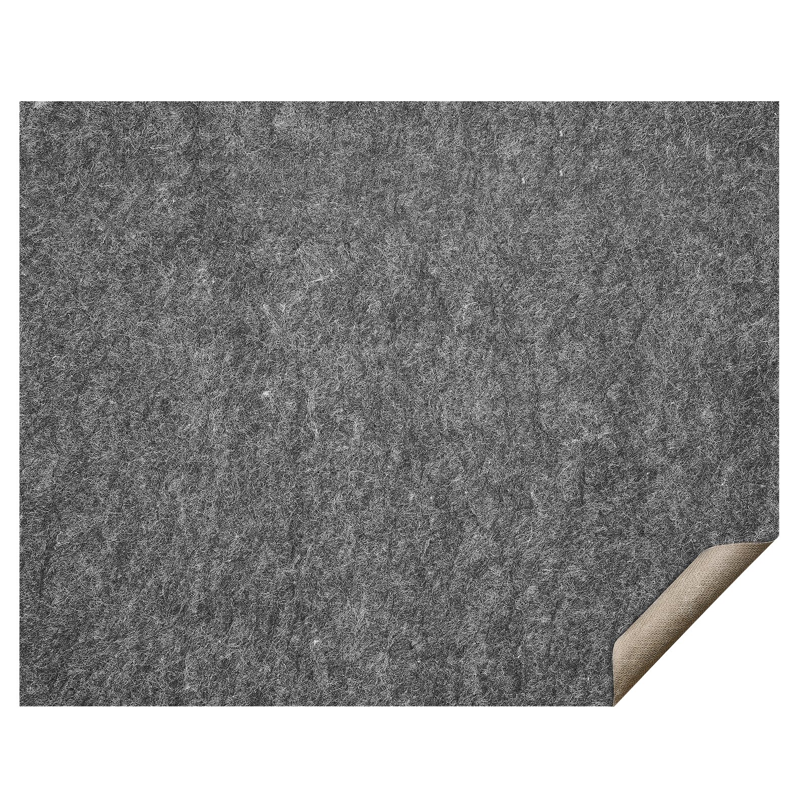 VEVOR Alfombra Antideslizante Protector de Suelo Cojín 244 x 306 cm 6 mm de Espesor, Doble Superficie Fieltro Poliéster Látex, Gris, Cobertura de 7-8 ㎡ Protección del Suelo para Dormitorio, Comedor