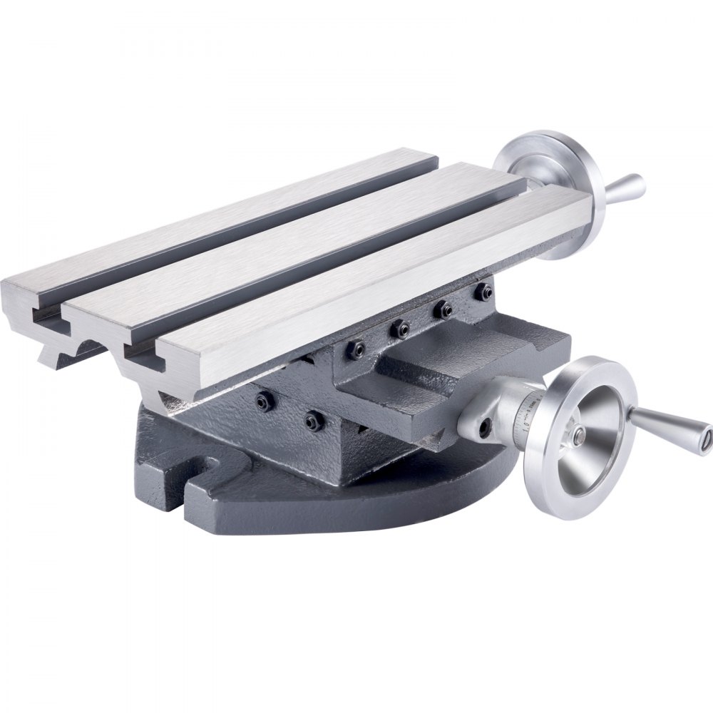 Vevor 2 Ejes Mesa De Trabajo De Fresado 30x14 Cm Mesa De Fresado De Diapositivas