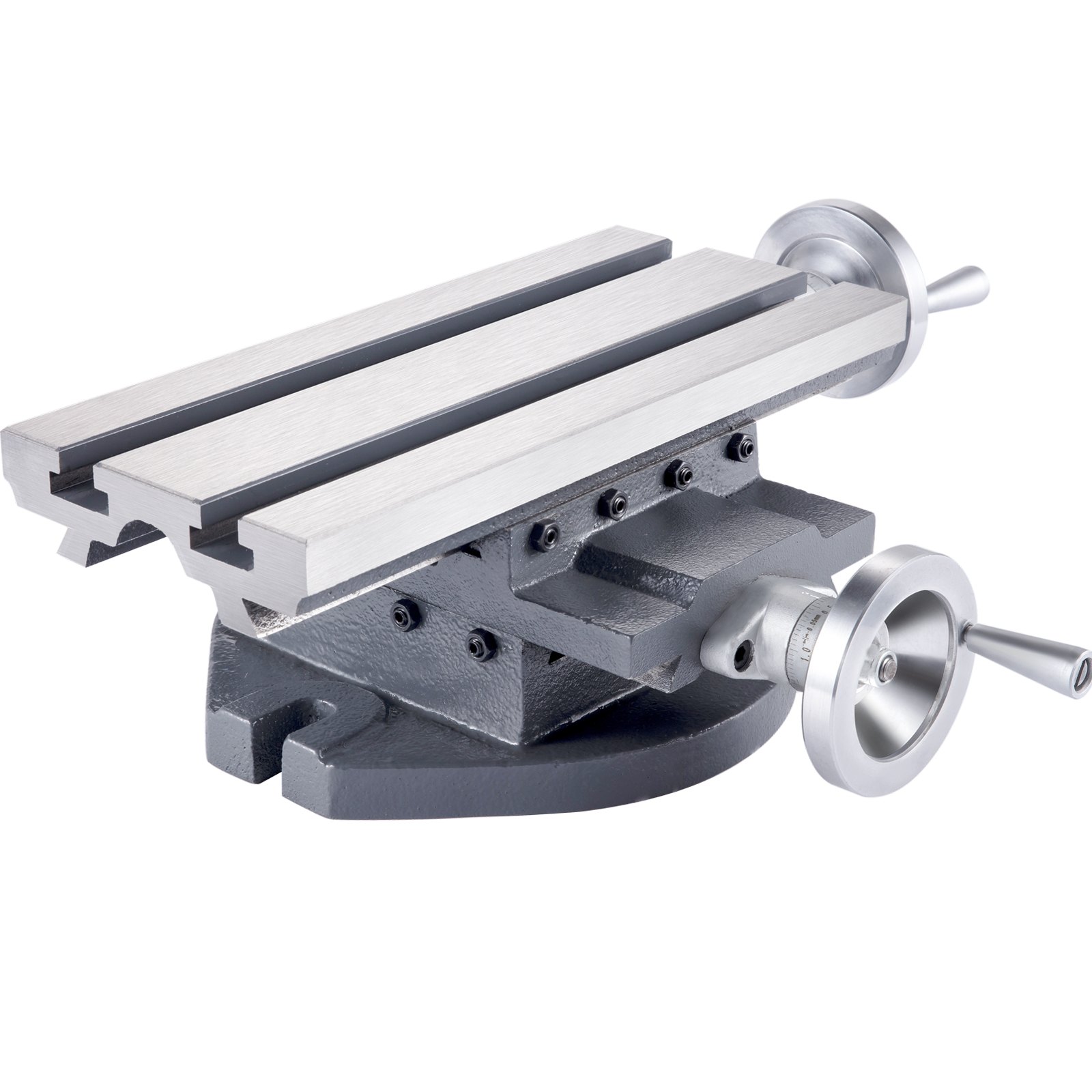 Vevor 2 Ejes Mesa De Trabajo De Fresado 30x14 Cm Mesa De Fresado De Diapositivas