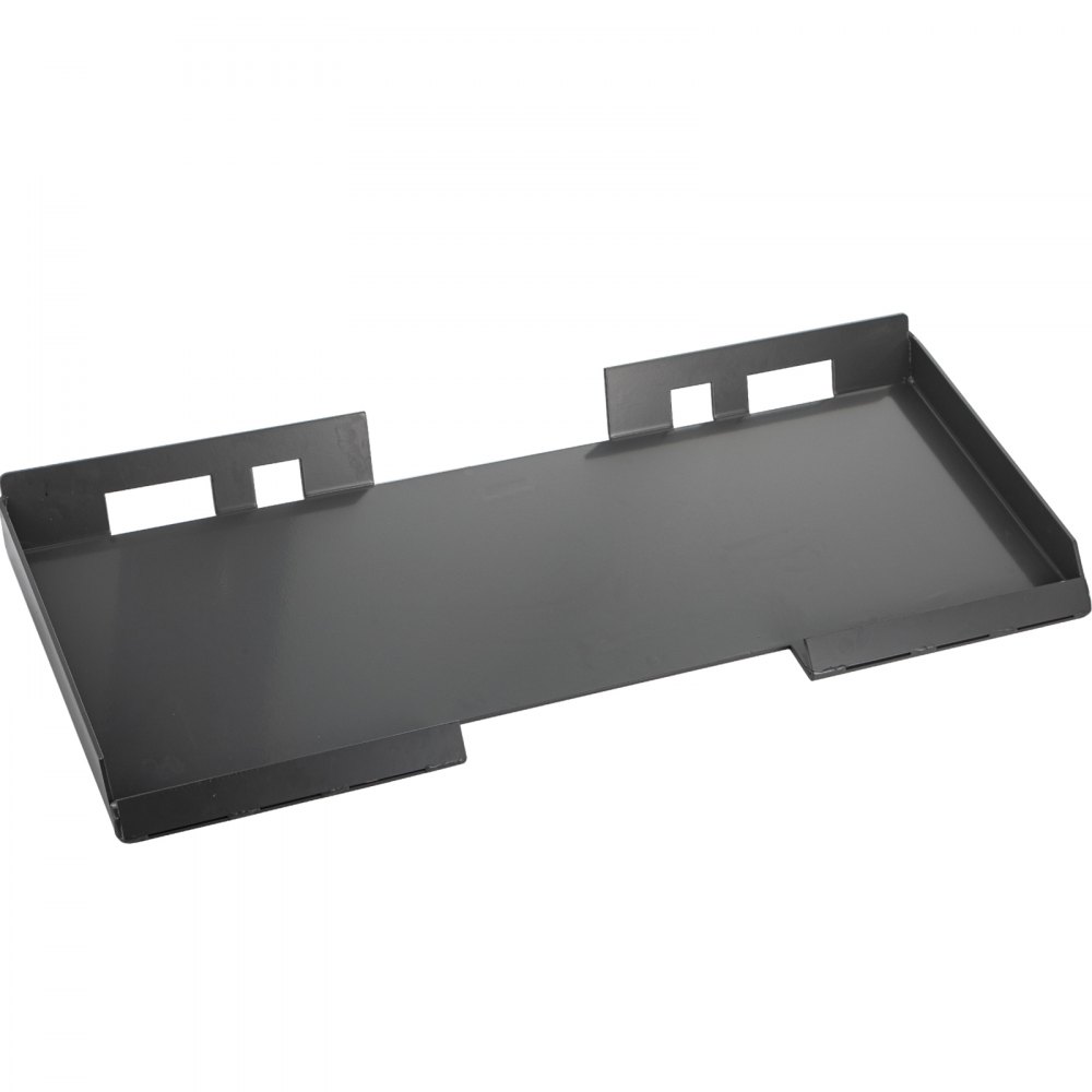 VEVOR Placa de montaje universal para cargador de dirección deslizante de 1/8" accesorio de placa para cargador de dirección deslizante capacidad de 3000 libras perno en diferentes accesorios
