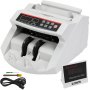 VEVOR Contador de Billetes con Detector de Billetes Falsos UV MG LED para Euros
