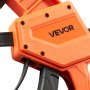 VEVOR Bar Clamps for Woodworking, 2-Pack 30.48 cm One-Handed Clamp/Spreader, Quick-Grip F-Clamp with 154 kg Load Limit, Premium Plastic and Carbon Steel, for Woodworking Metal working, Orange + Black