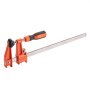 VEVOR Bar Clamps for Woodworking, 2-Pack 15.24 cm and 2-Pack 30.48 cm, Lockable F-Clamp with 272 kg Load Limit, 63.5 mm Depth, Cast Iron and Carbon Steel, Wood Clamps for Woodworking Metal Working