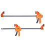 VEVOR 2 x One-Hand Clamp 609.6mm Jaw Opening Quick-Release Clamp 136kg Load Capacity Clamping Clamp Screw Clamp Ideal for cutting, joining and assembling wood products or steel materials