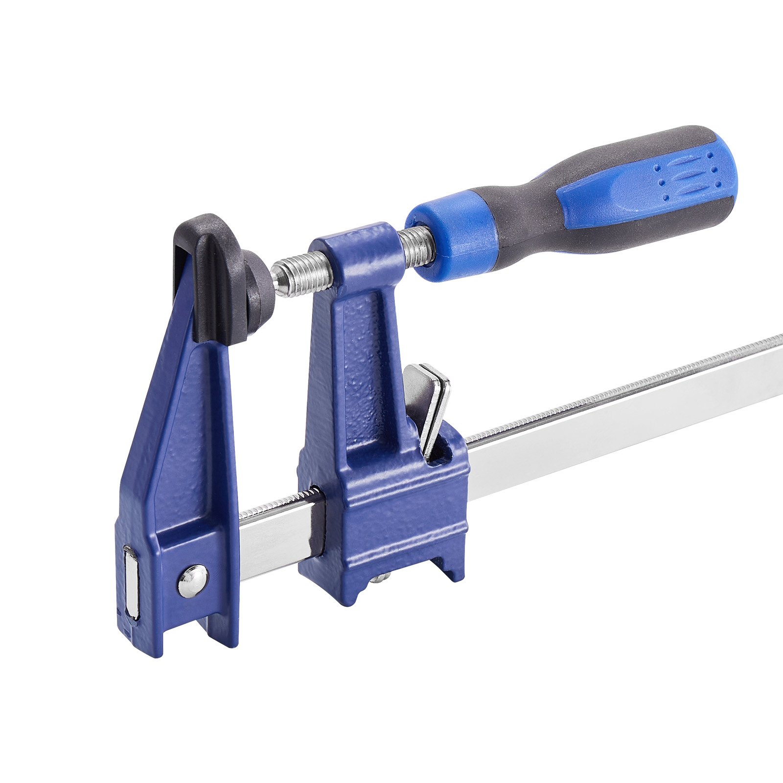 VEVOR Bar Clamps for Woodworking, 2-Pack 91.4 cm Opening, Lockable F-Clamp with 272 kg Load Limit,63.5 mm Depth, Cast Iron and Carbon Steel, Easy to Use, Wood Clamps for Woodworking Metal Working