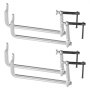 VEVOR Bar Clamps for Woodworking, 4-Pack, 30.48 cm Opening, 12 cm Throat Depth, 545 kg Load Limit, Sturdy Steel Forging and Casting, with Swivel Jaw and T-Handle, for Wood Working and Metal Working
