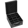 VEVOR Graded Card Case 3 Row 150 PSA Slab Storage Box with Secure Lock, Baseball Sports Trading Cards Holder Collector with 12 Dividers, Key, Holds 100 SGC 80 BGS 500 Top Loaders & 999+ Loose Cards