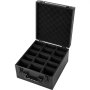 VEVOR Graded Card Case 3 Row 150 PSA Slab Storage Box with Secure Lock, Baseball Sports Trading Cards Holder Collector with 12 Dividers, Key, Holds 100 SGC 80 BGS 500 Top Loaders & 999+ Loose Cards