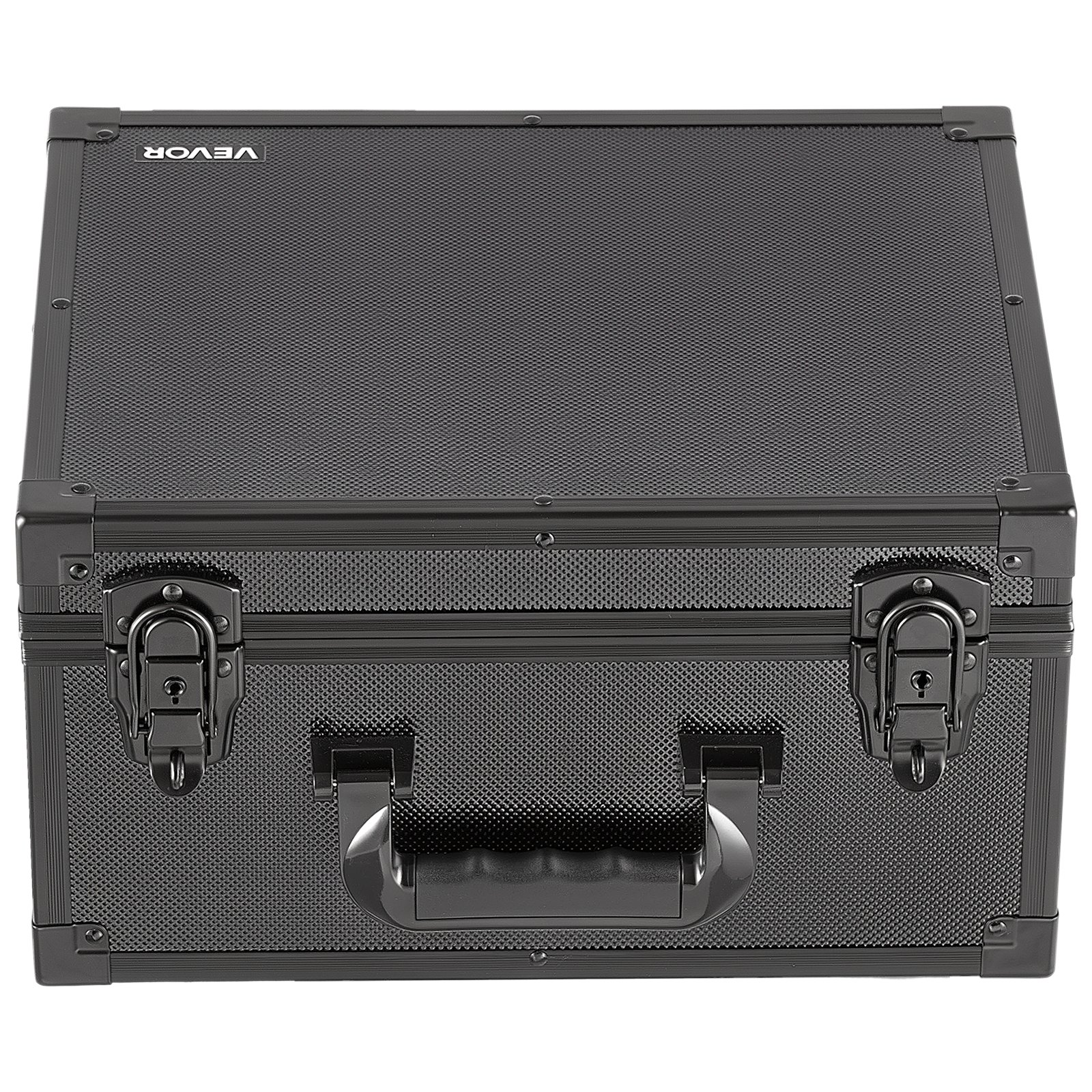 VEVOR Caja para Tarjetas Graduadas, 3 Filas 12 Separadores, Capacidad para 180 Tarjetas PSA, 120 SGC, 100 BGS, 520 Protectores o Más de 999 Tarjetas Sueltas, con Cerradura Mecánica y Llaves, Negro