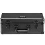 VEVOR Storage Box, 4 Compartments, Sports Card Carrier with Foam Dividers and Key Lock, for 96 PSA Cards, 68 BGS Cards, 76 SGC Cards, 348 Top Loader Cards or 999+ Loose Cards