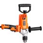 VEVOR 1200 W Mezclador de Mortero Eléctrico 2 en 1, Taladro Mezclador con Cable, Agitador de Hormigón con Mandril de 15,89 mm, 0-750 RPM, mango en D, para Taladrar, Mezclar Pegamento, Pintura