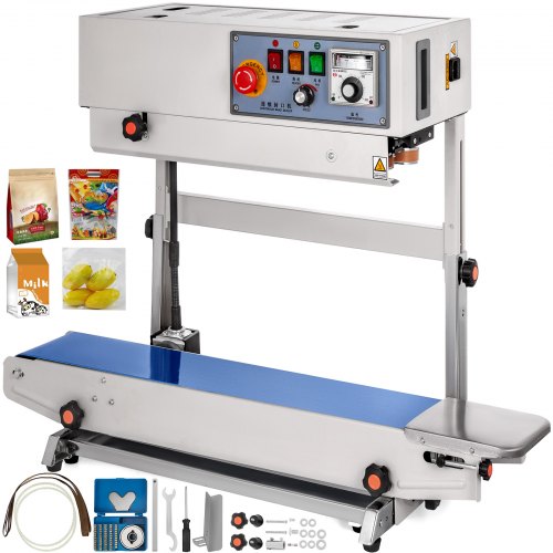 VEVOR Máquina de Sellado Continuo Automático Selladora Vertical de Bolsas de Film FR770 220V