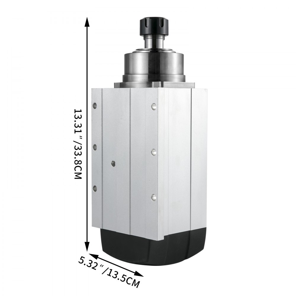 Vevor Motor De Husillo Refrigerado Por Aire Motor De Husillo Cnc 4,5 Kw Er25