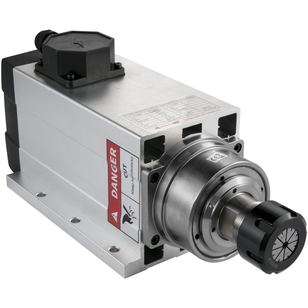 Vevor Motor De Husillo Refrigerado Por Aire Motor Husillo Cnc Er32 4,5 Kw 220 V