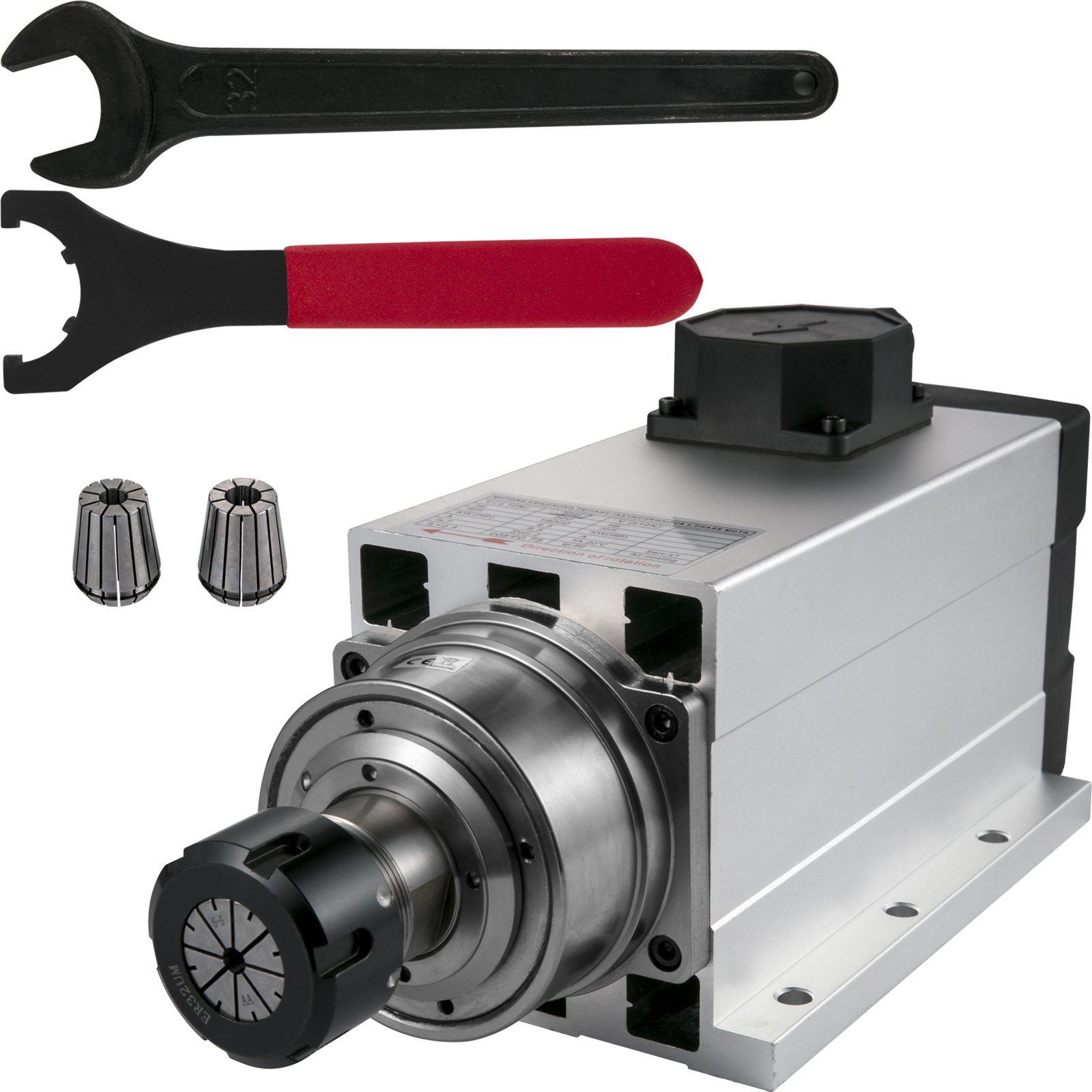 Vevor Motor De Husillo Refrigerado Por Aire Motor Husillo Cnc Er32 4,5 Kw 220 V
