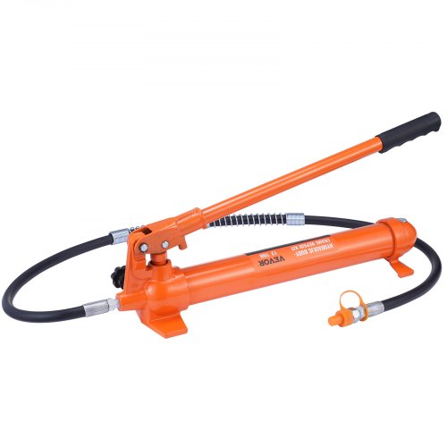 VEVOR Kit de Ariete Hidráulico Portátil 12 T Kit de Reparación de Energía para Carrocería 135 mm Juego de Cilindros Hidráulicos con 4 Vástagos 100/195/300/500 mm para Reparación de Coches Construcción
