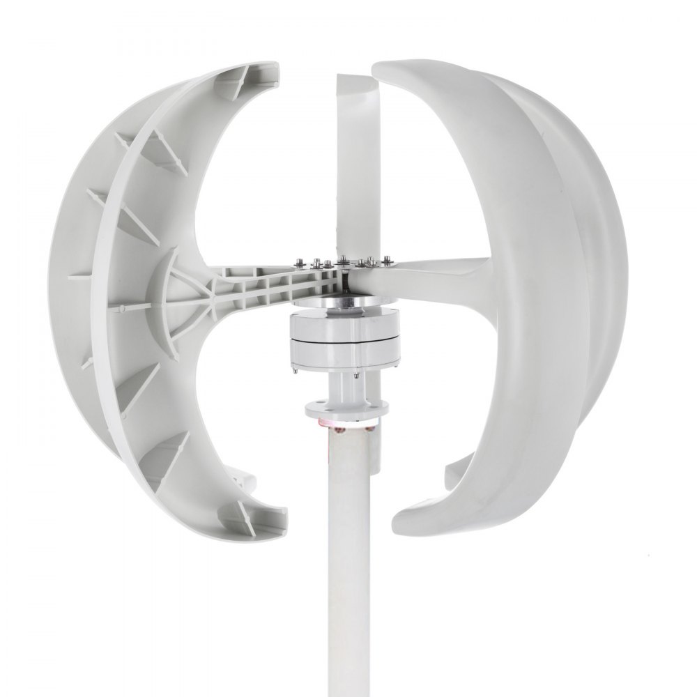 Generador De Turbina Eólica 400w Dc 12v Aerogenerador De 5 Palas De Viento