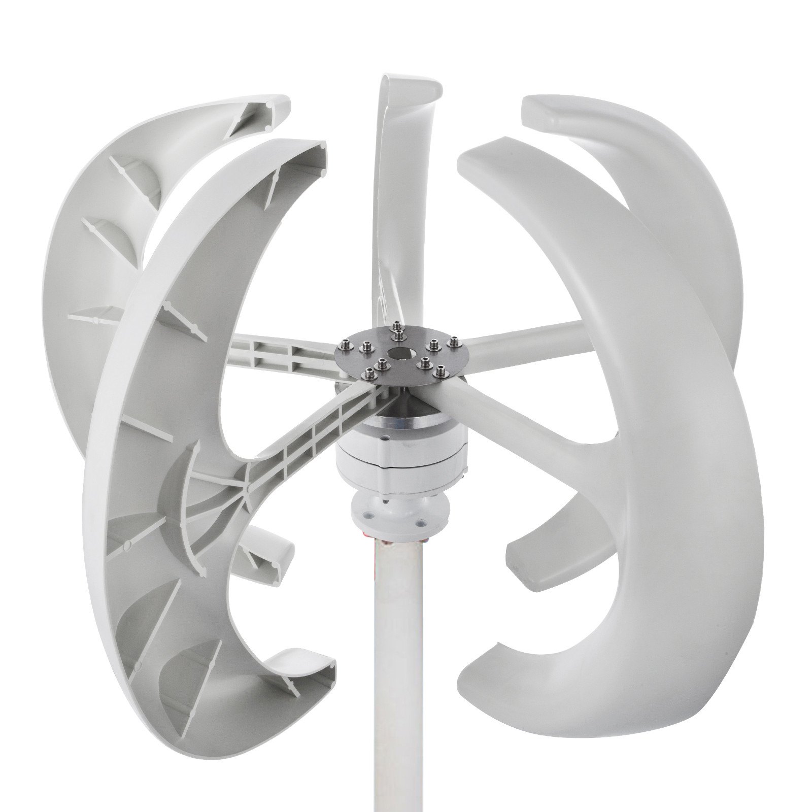 Generador De Turbina Eólica 400w Dc 12v Aerogenerador De 5 Palas De Viento