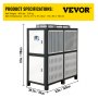 Enfriador De Agua Enfriador Refrigerado Por Aire 15t Compresor Vórtex De 15hp