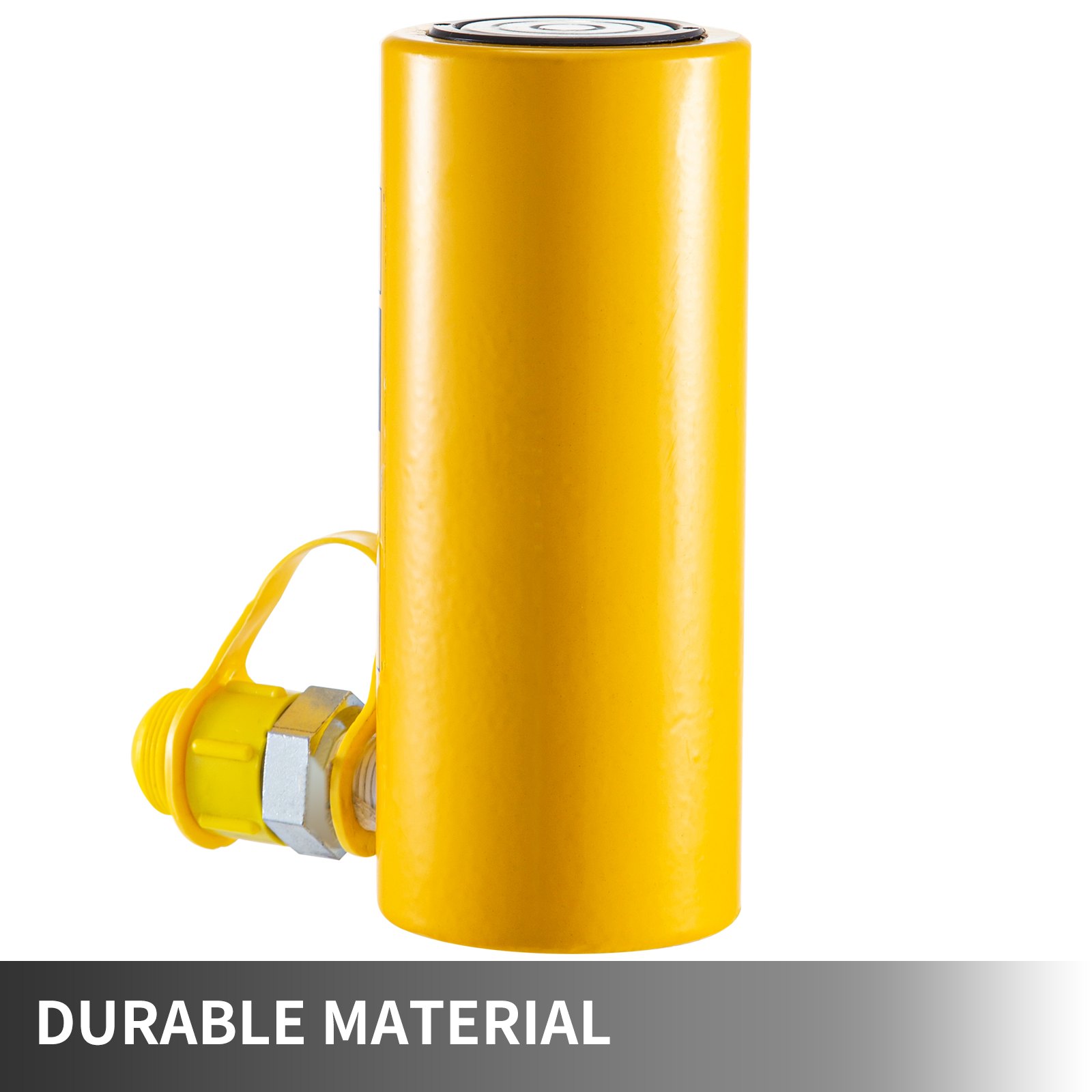 Gato De Cilindro Hidráulico Sólido Cilindro De Elevación De 10t 4” Amarillo