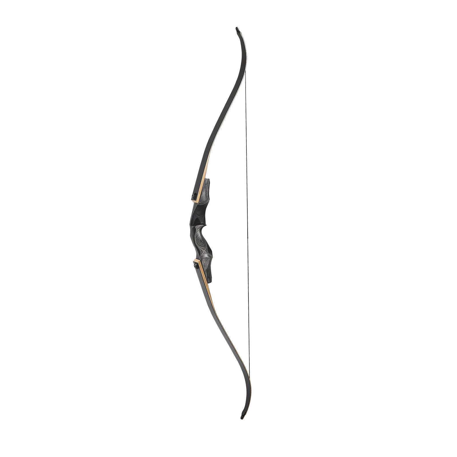 VEVOR Kit de Arco y Flechas Recurvos Desmontables de Madera, para Entrenamiento de Tiro al Aire Libre, Práctica de Caza, de Principiante a Avanzado, 1524 x 165 x 50 mm, Peso de Tiro 15,88 kg