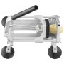 VEVOR Cortador de Verduras Comercial 3/8"/9,5 mm de Acero Inoxidable Cortadora de Tomate Manual Marco de Aleación de Aluminio con Pies Antideslizantes para Cocinas, Restaurantes, Hamburgueserías