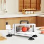 VEVOR Cortadora de Tomate Comercial Hoja de 3/8"/9,5 mm Cortadora de Tomate Manual de Acero Inoxidable Cortador de Tomate con Pies Antideslizantes para Cocinas, Restaurantes, Hamburgueserías, Bares