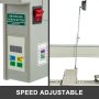 VEVOR Bisujerro Motor de la Máquina de Coser 220V 550W Servo Motor de Ahorro de Energía sin Escobillas 500-4500 RPM Máquina de Coser Industrial con Posicionador de Agujas Ahorro de Energía Silencioso
