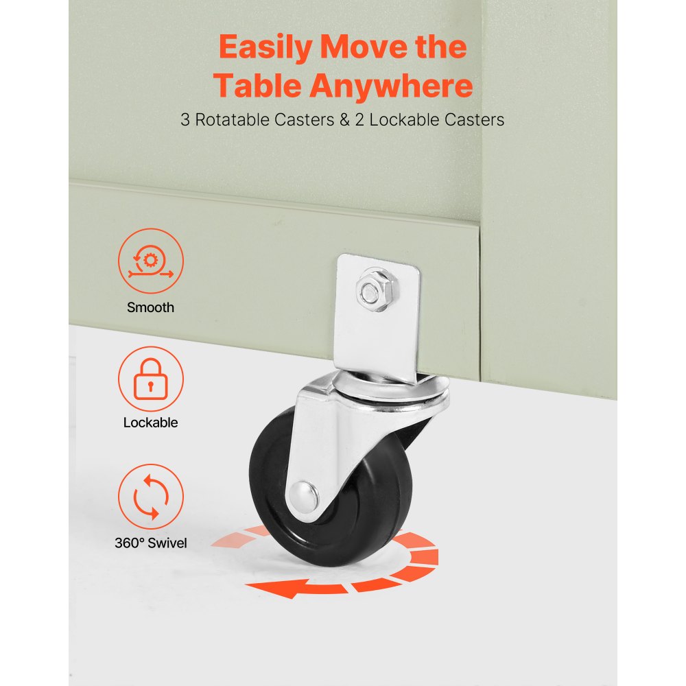 VEVOR Mesa de Costura Plegable, con Diseño Compacto, Compartimentos de Almacenamiento, Abrazaderas de Madera y Cierre Magnético, para Estudio de Moda, Estudio de Arte y Hogar, Color Verde Claro