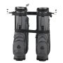 VEVOR Golf Cart Bag Holder, 1370 x 195 x 60.5 mm, Compatible with Most 2+2 Golf Cart Rear Seat with 1.2-Inch Square Tubes, Adjustable Rear Seat Carts Club Holder with Strap, No Drilling Required
