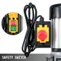 VEVOR Máquina Embutidora para Trabajar la Madera 550 W, 2,800 RPM, Máquina Embutidora de Banco, Máquina de Mortaja Cincel Hueco Mortaja con Juegos de Brocas de Cincel, para Agujeros Redondos 13mm