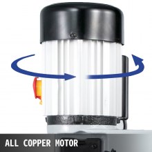 VEVOR Máquina Embutidora para Trabajar la Madera 550 W, 2,800 RPM, Máquina Embutidora de Banco, Máquina de Mortaja Cincel Hueco Mortaja con Juegos de Brocas de Cincel, para Agujeros Redondos 13mm