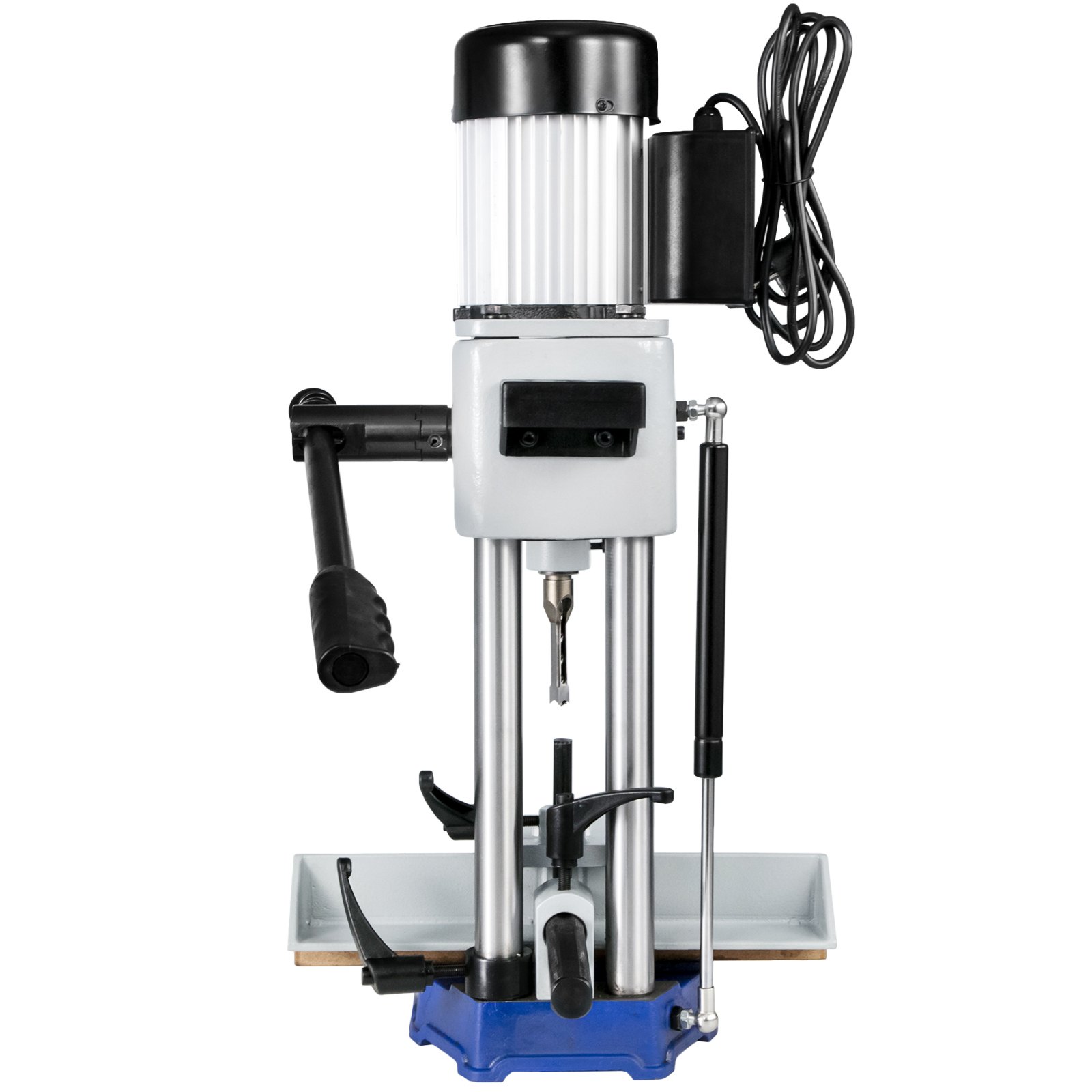 VEVOR Máquina Embutidora para Trabajar la Madera 550 W, 2,800 RPM, Máquina Embutidora de Banco, Máquina de Mortaja Cincel Hueco Mortaja con Juegos de Brocas de Cincel, para Agujeros Redondos 13mm