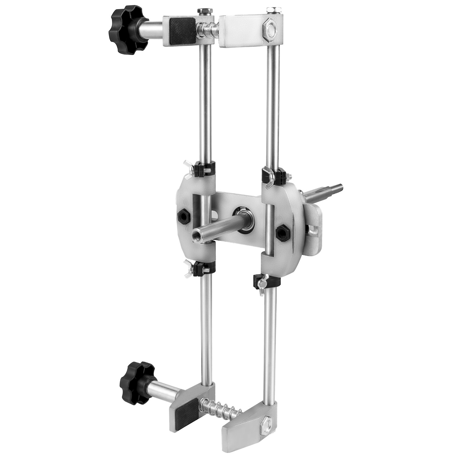 VEVOR Kit de Montaje de Puerta Plantillas de Bloqueo 16PCS Montaje de Puerta de Embutir 3 Cortadores M10 (18mm, 22mm, 25mm) Herramienta de Plantilla de Mortaja de Instalación Cerrajero Profesional