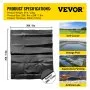 VEVOR Revestimiento para Estanques LLDPE 6x7,6m Revestimiento para Estanques Grosor de 0,5mm Capa Plegable Base de Membrana Fácil de Cortar para Estanques de Peces, Juegos Acuáticos, Cascadas, Fuentes