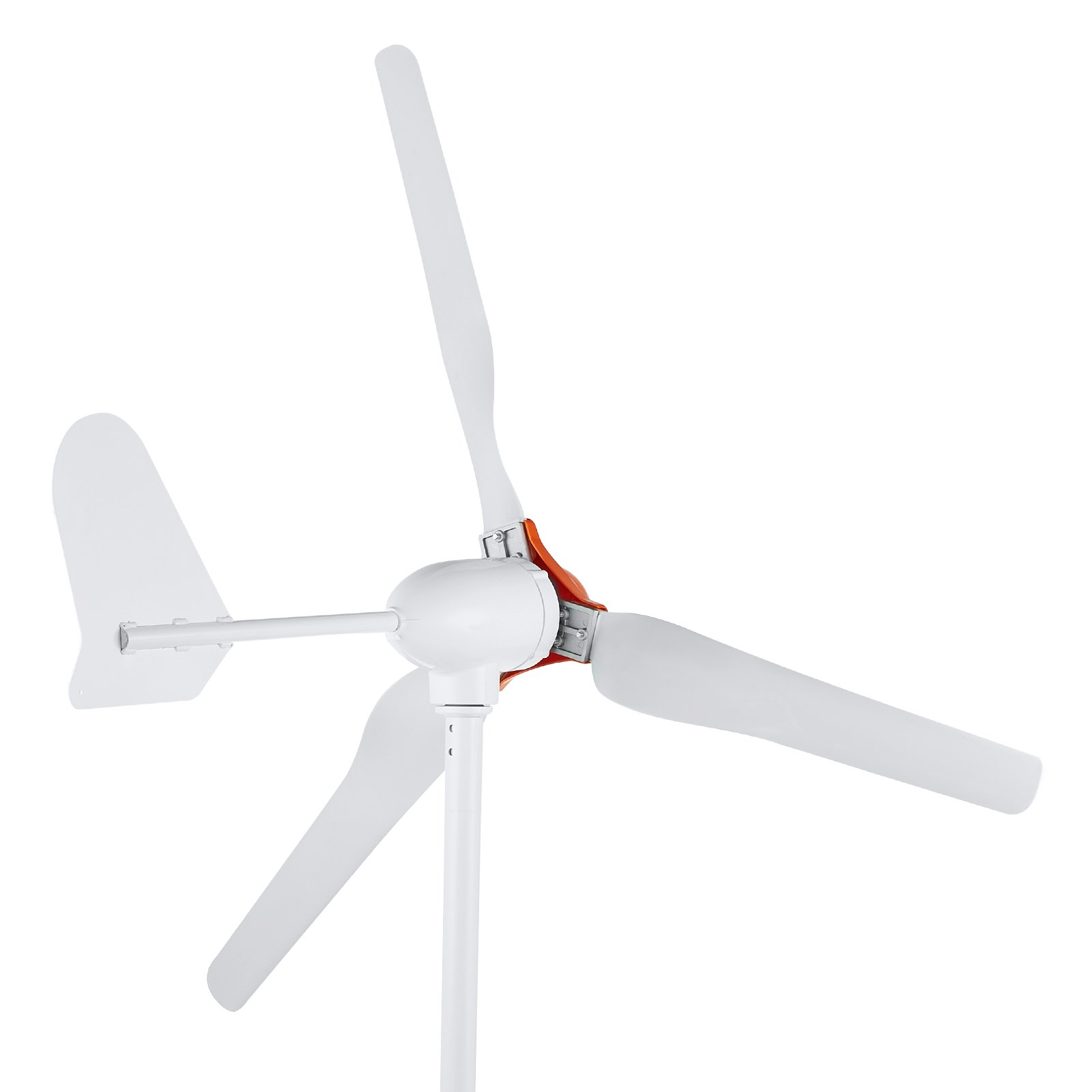 VEVOR Kit de Generador de Turbina Eólica 800 W 12 V 3 Palas Controlador MPPT Dirección del Viento Ajustable Velocidad de Arranque del Viento 2,5 m/s para Hogar, Granja, Vehículos Recreativos, Barcos