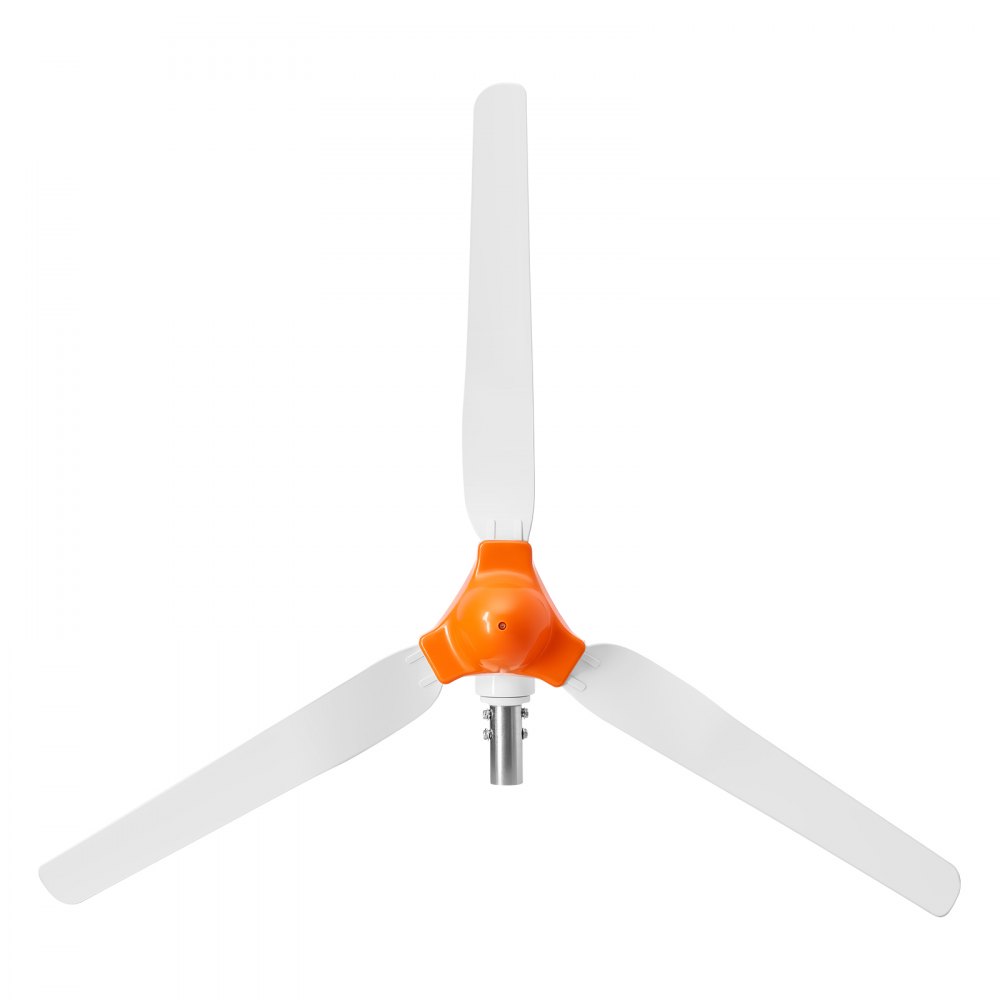 VEVOR Generador Eólico 12 V 1000 W Turbina Eólica de 3 Palas, Aerogenerador con Controlador Híbrido Eólico-Solar, Arranque de 2,5 m/s, Protección IP67, para Casa Granja Barco Autocaravana Panel Solar