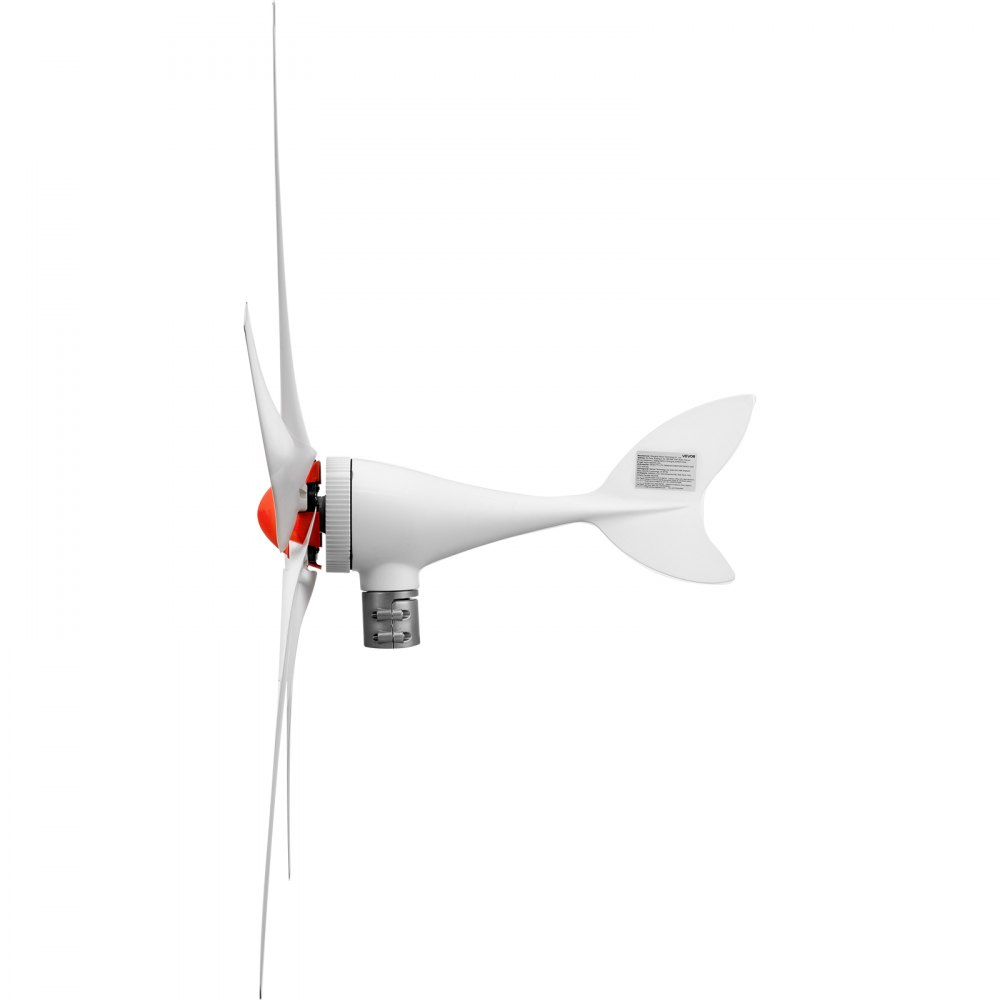 VEVOR Generador Eólico 12 V 800 W Turbina Eólica de 5 Palas con Controlador, MPPT, Aerogenerador con Arranque de 2,5 m/s, Protección IP67, Cuerpo de Aluminio para Casa, Granja, Barco y Autocaravana