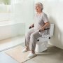 VEVOR Raised Toilet Seat with Arms, 136.1 kg Load Capacity, 3-Level Adjustable Height, Widened Commode Elevated Toilet Seat Riser with Padded Handles for Seniors, Elderly, Handicap, Disabled, Adults