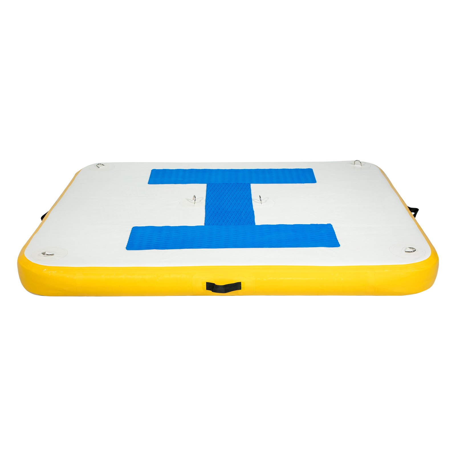 VEVOR Plataforma de Muelle Inflable PVC 10 x 10 Pies con Bomba de Aire Eléctrica