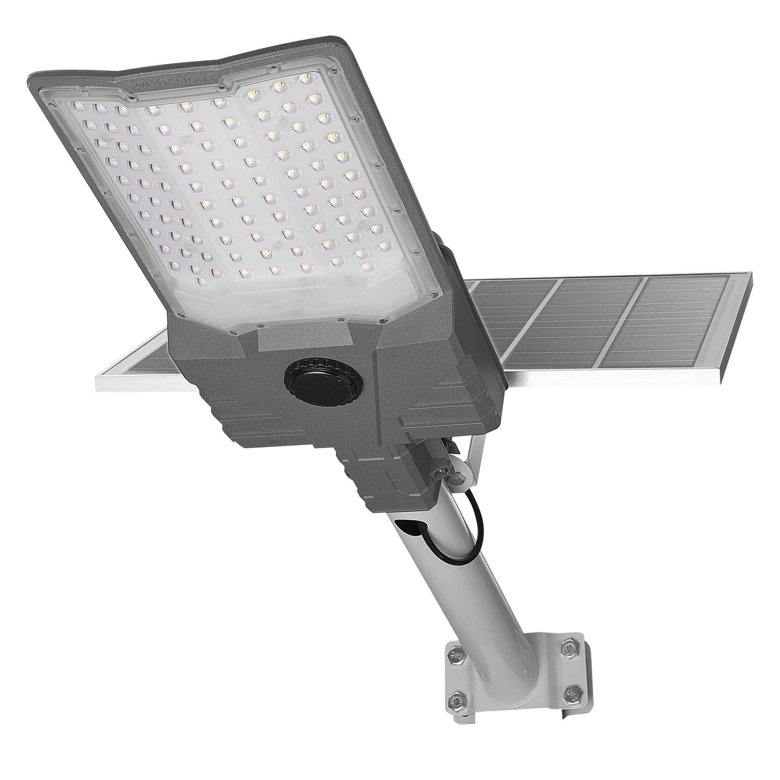 VEVOR Farola Solar para Exteriores 12000 W, 900 000 LM, de Anochecer a Amanecer, Lámpara de Seguridad LED de Tipo Dividido, Control Remoto RF, Resistente al Agua IP65, para Entrada de Vehículos