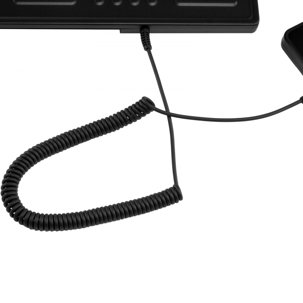 VEVOR Báscula Digital para Paquetes, 20/100 g, Doble Precisión, Plataforma de 300 kg con Función de Tara/Retención y Pantalla LCD, para Paquetes, Envíos y Equipaje, con Batería y Cable de Carga