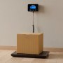 VEVOR Báscula Digital para Paquetes, 20/100 g, Doble Precisión, Plataforma de 300 kg con Función de Tara/Retención y Pantalla LCD, para Paquetes, Envíos y Equipaje, con Batería y Cable de Carga