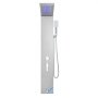 VEVOR Shower Panel Tower System (5 modes) with rain waterfall shower head & LED, (1345 mm) Brushed stainless steel shower column, wall-mounted rain massage system, with hand shower & bath spout